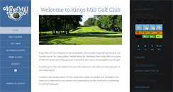 Desktop Screenshot of kingsmillgolf.com